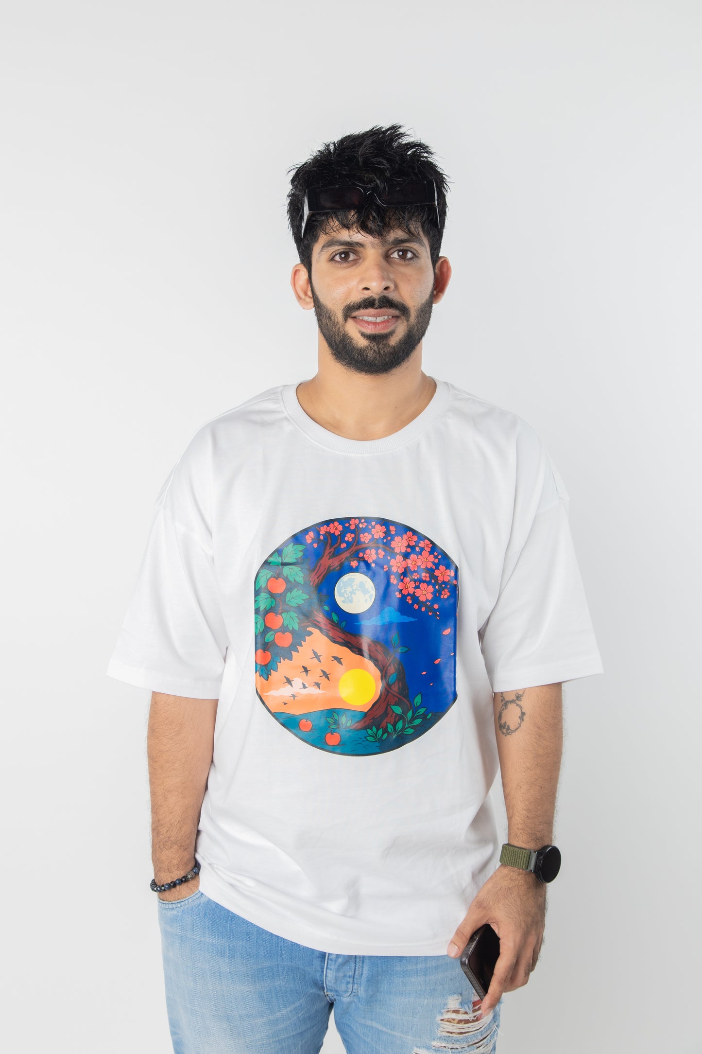 Yin and Yang Oversized T-Shirt