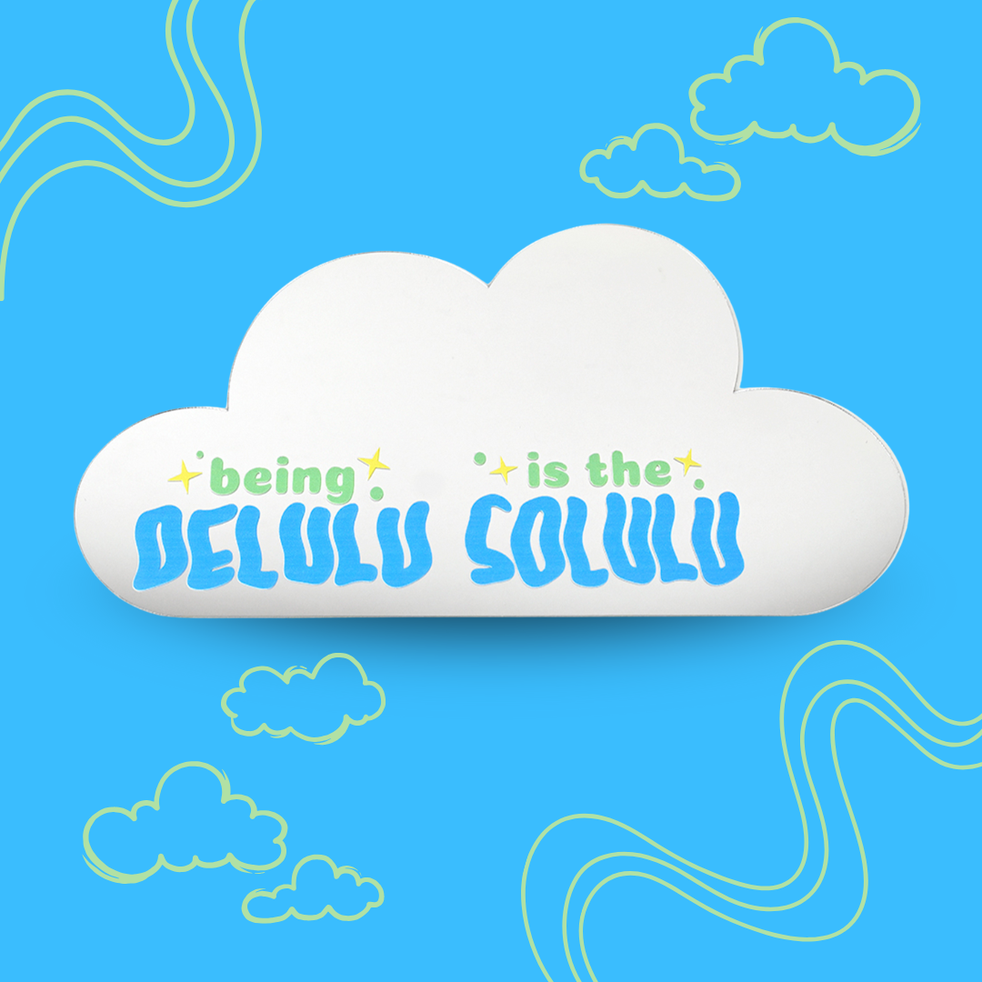 Delulu Acrylic Mirror