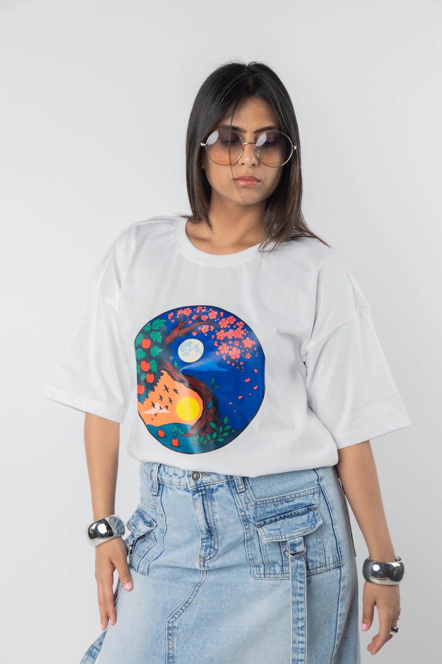 Yin and Yang Oversized T-Shirt