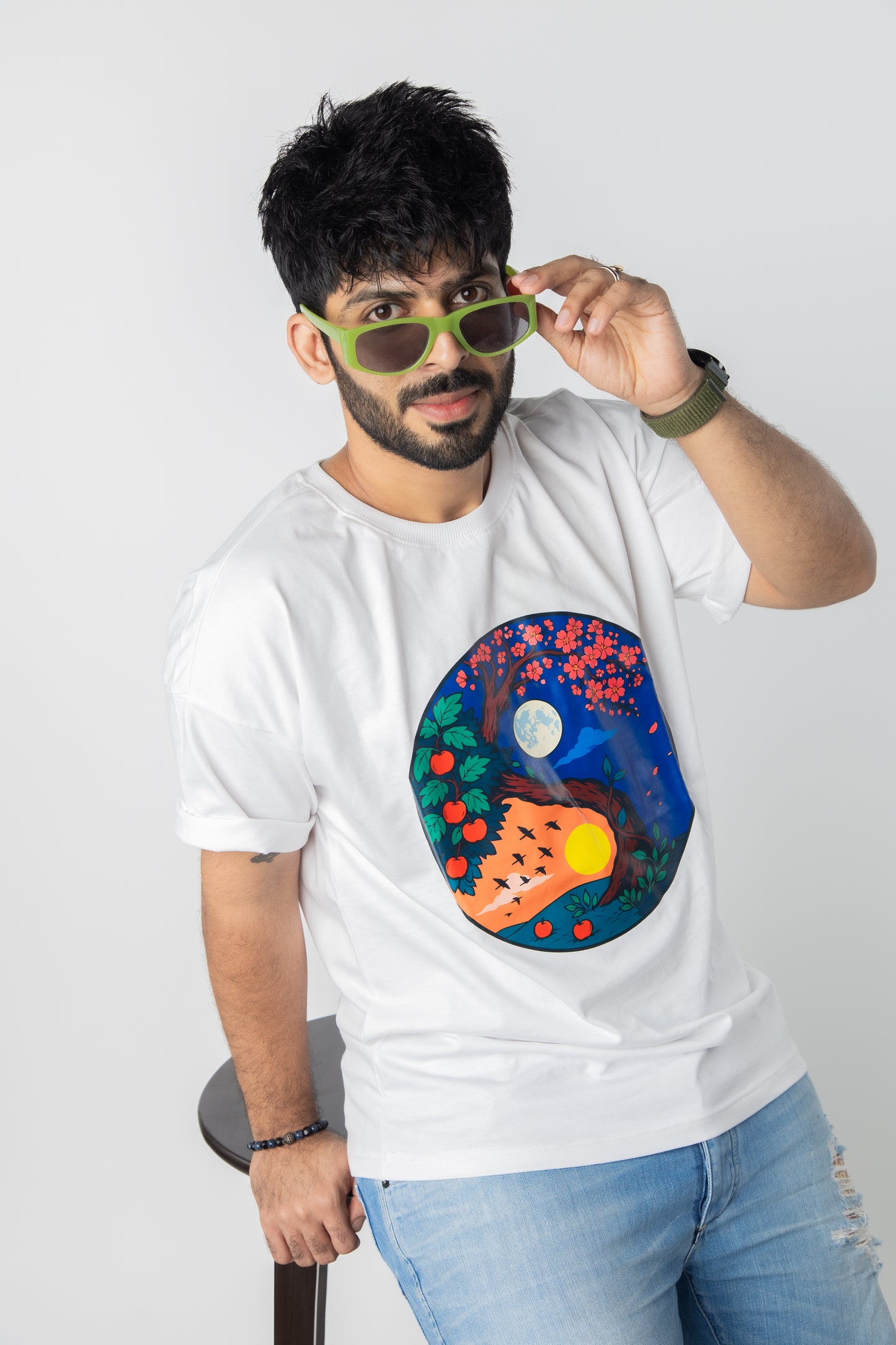Yin and Yang Oversized T-Shirt