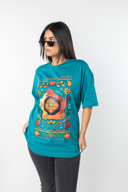 Pyaar Ok Please Oversized T-shirt
