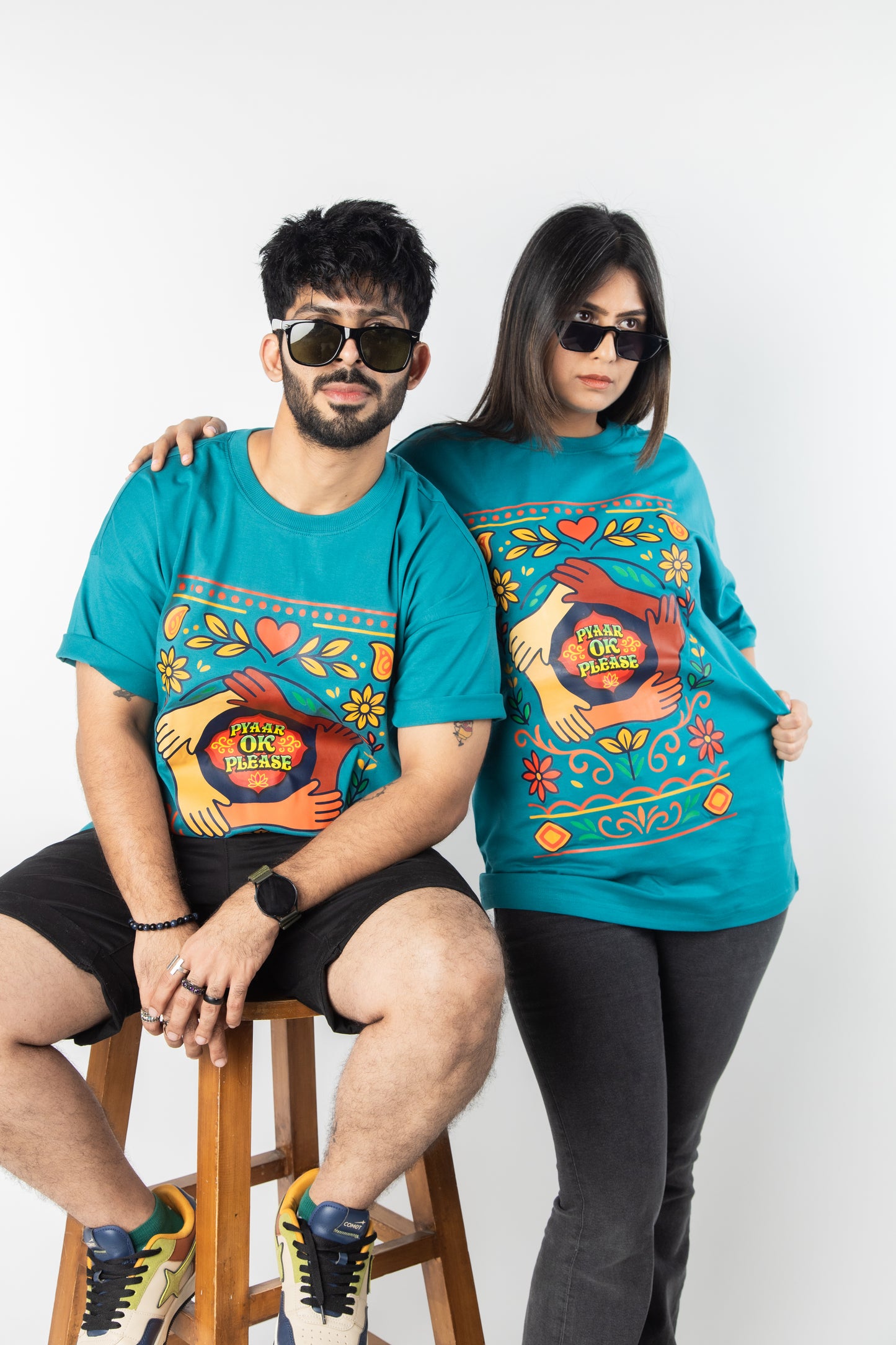 Pyaar Ok Please Oversized T-shirt