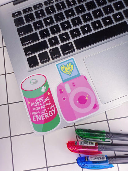 Main character energy stickers (Pack of 5)